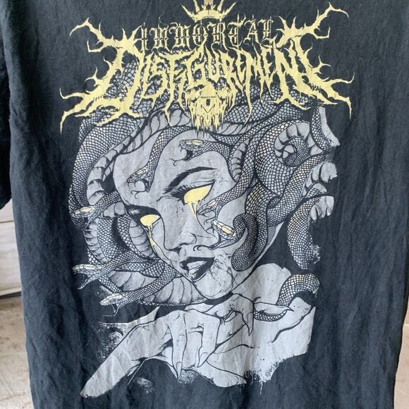 Visceral Disgorge Cattle Decapitation Men "Death Atlas" Death Metal Band Black L - Picture 3 of 6